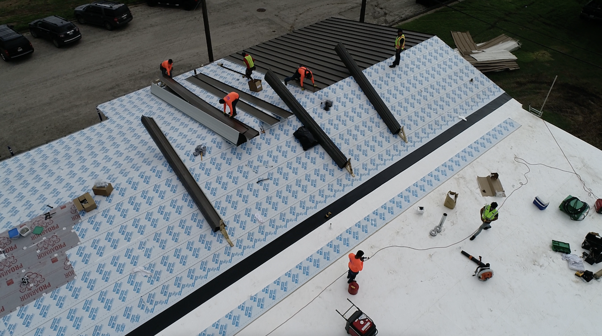 Occupied Building Reroofing